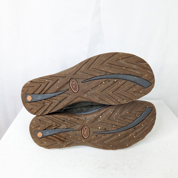 Chaco Barbary Fold Down Suede Leather Lace Up Boots - Picture 6 of 7